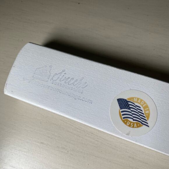 Girls Room Sign -A Little Mermaid Sleeps Here, White - Picture 4 of 4